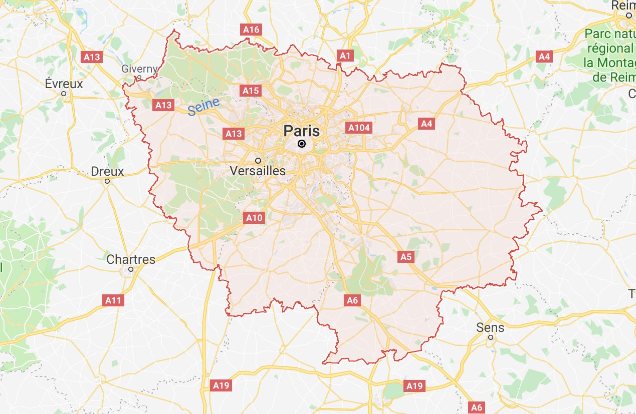 Notre carte de dépannage et réparation en Île-de-France